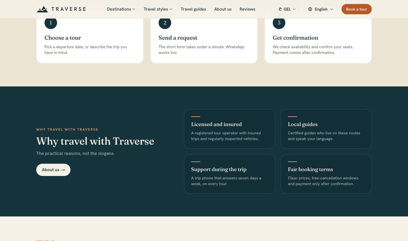 Traverse — screen 7